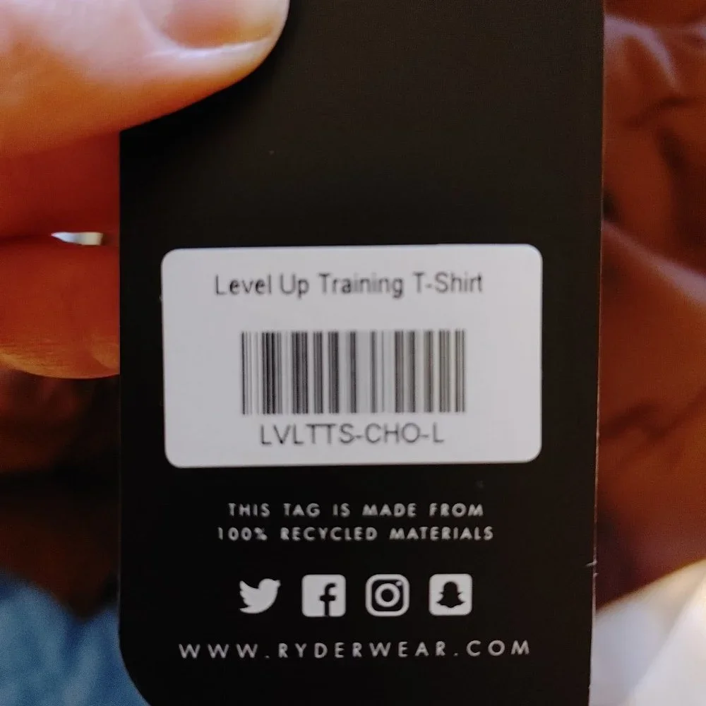 LEVEL UP TRAINING T-SHIRT BY RYDERWEAR - Picture 3 of 3